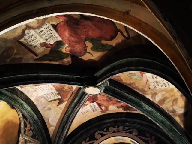 Eglise à fresques de Souday sur la boucle à vélo du Perche