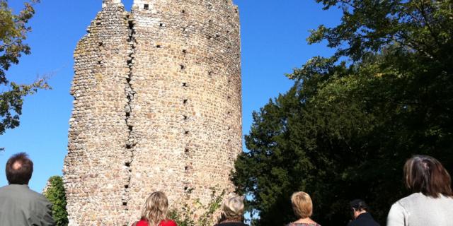 Visite guidée du château de Fréteval