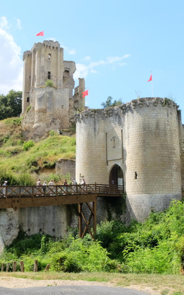 Vue sur le château de Lavardin 