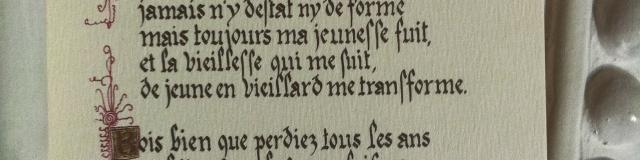 Poème de Ronsard