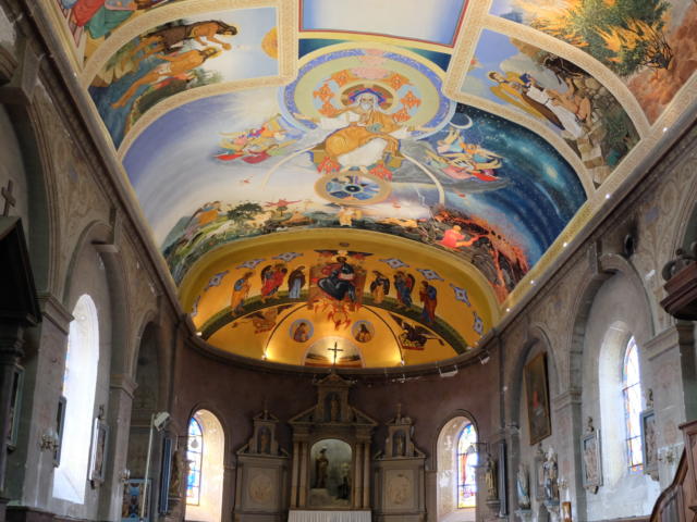 Eglise à fresques de Meslay