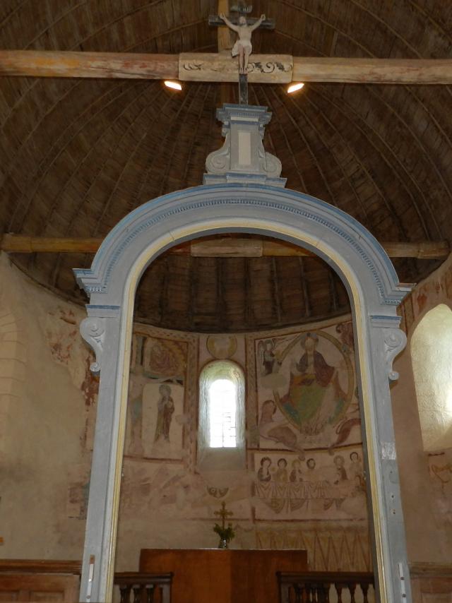 Eglise à fresques Saint Jacques Des Guérets