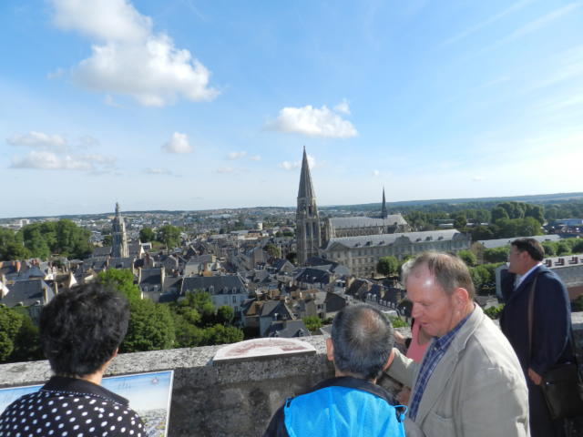 Vue sur Vendôme depuis le château
