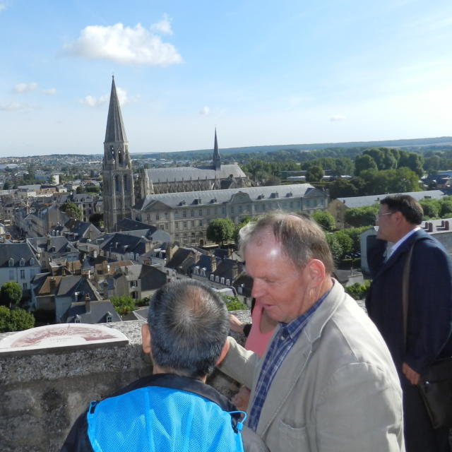 Vue sur Vendôme depuis le château