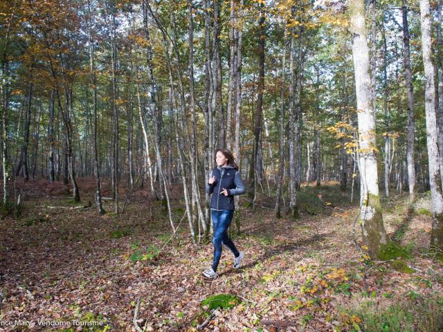 Joggeuse qui court