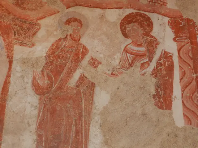 Fresques Eglise Areines