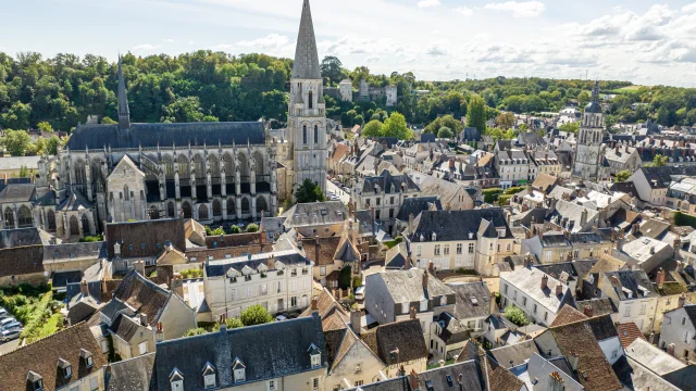 Vue de Vendôme ville d'art et d'histoire