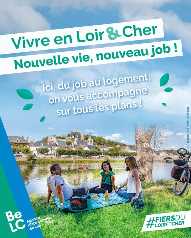 Affiche De Touristes A Loir Cheriens