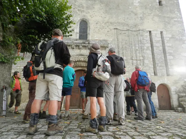 Chemin St Jacques- Eglise de Pezou
