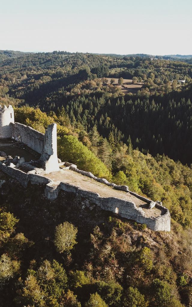 Le château de Ventadour - Moustier-Ventadour