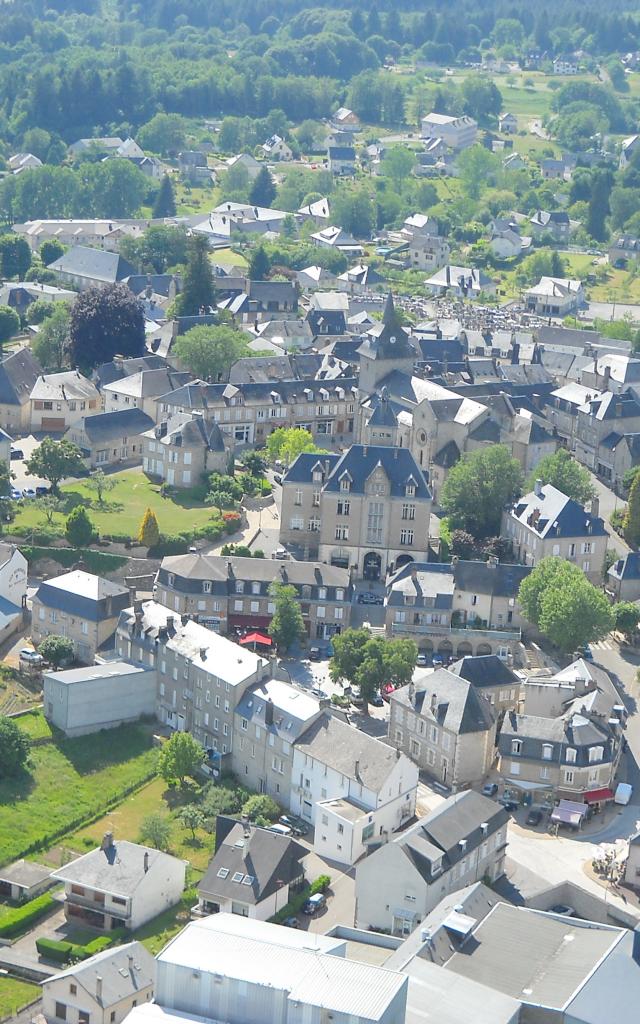 Vue Aérienne d'Egletons