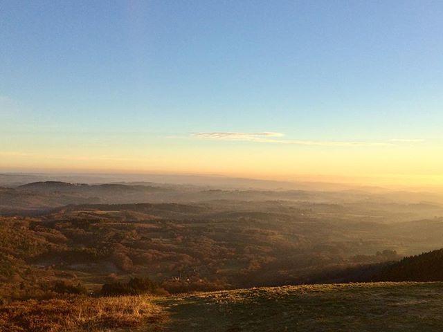Coucher de soleil sur Les Monédières