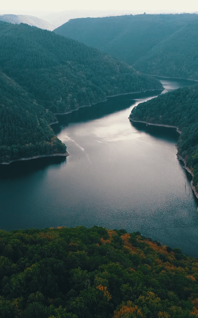 Vue sur les Gorges de la Dordogne en drone - Marcillac-la-Croisille
