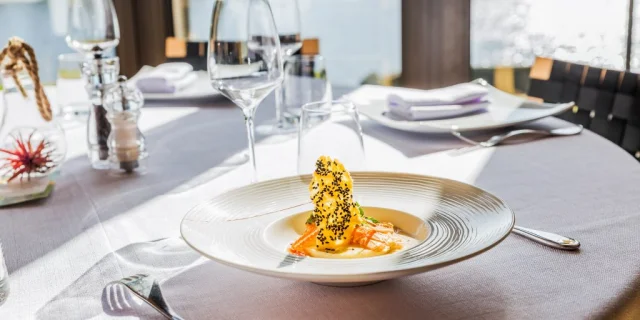 Pauligne Vergneouiflash Timbale De Langoustine Et Sa Bisque. Langoustine Rotie Aux Herbes Du Sudour. 2017 Min 1024x683 1