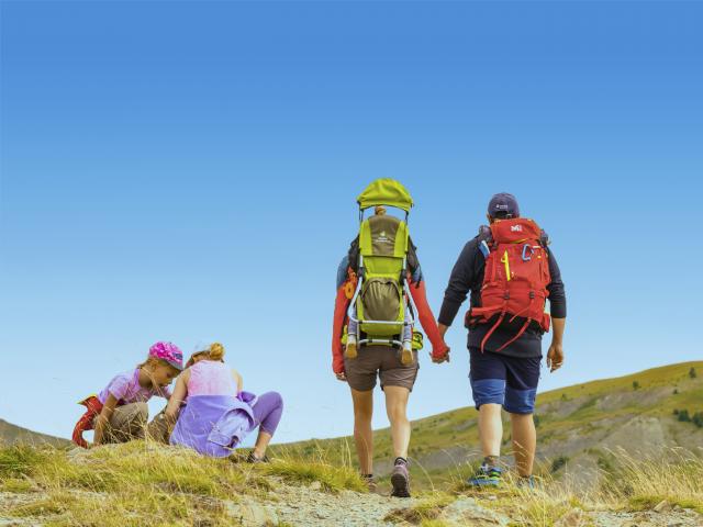Randonnée col d'Allos en famille