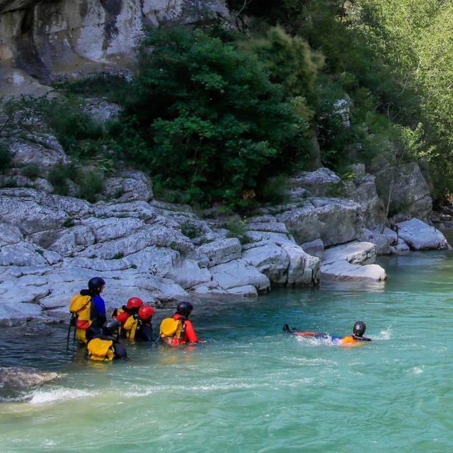 Floating dans le Verdon