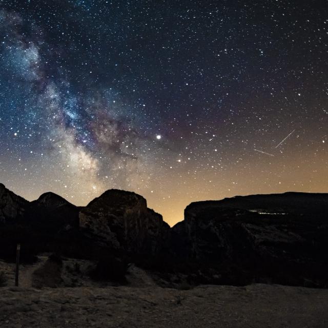 Gorges du Verdon, nuit étoilée