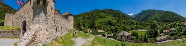 Colmars-les-Alpes, vue depuis le fort de savoie