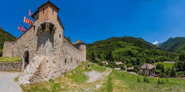 Colmars-les-Alpes, vue depuis le fort de savoie