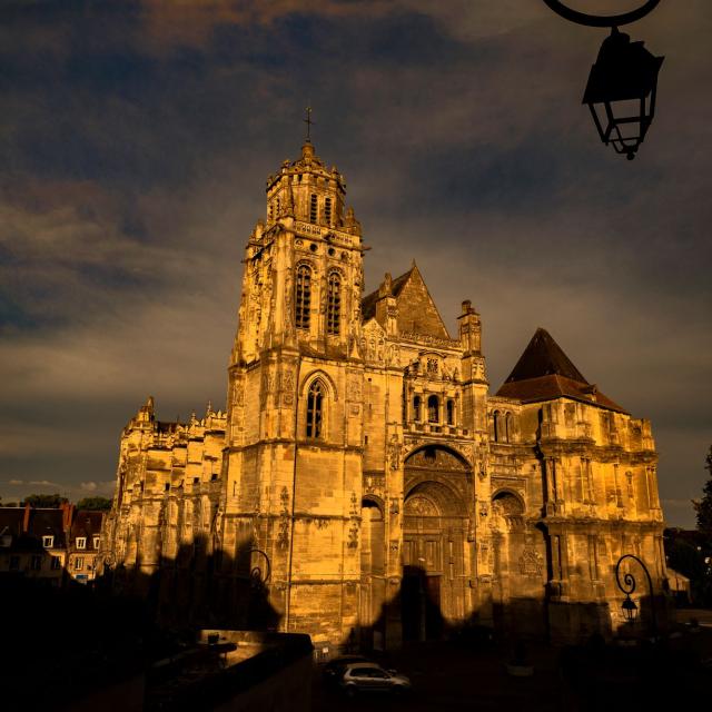 Eglise St Gervais St Protais Gisors De Nuit Jf Lange Adt De Leure