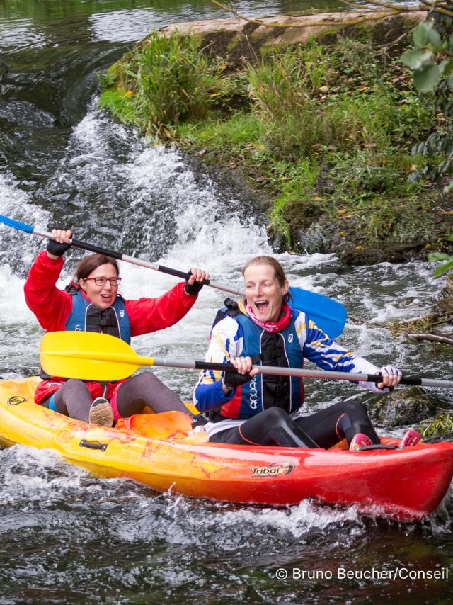 canoeing on the Epte