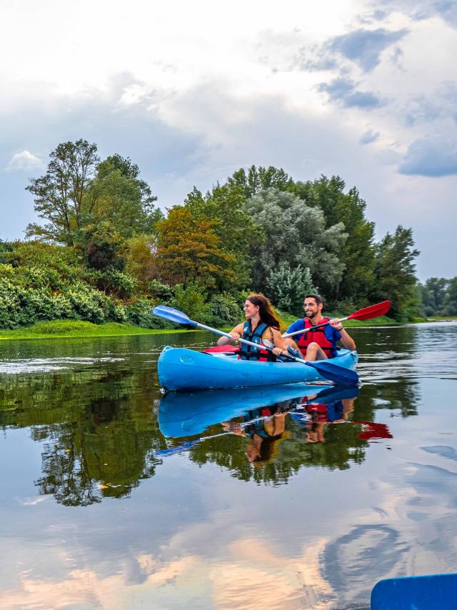 Canoë sur l'Allier