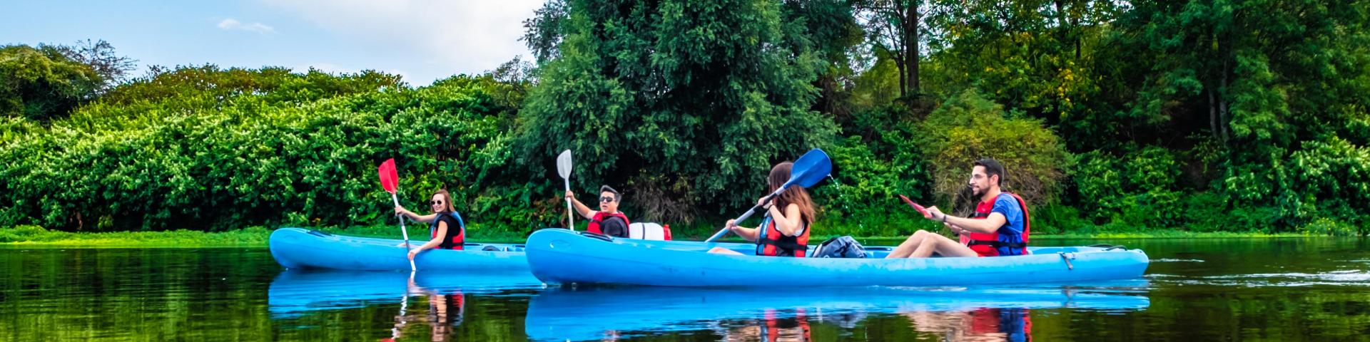 Canoeing on the Allier