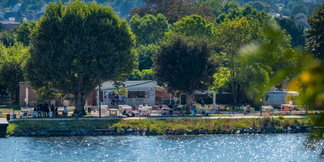 Les berges de l'Allier