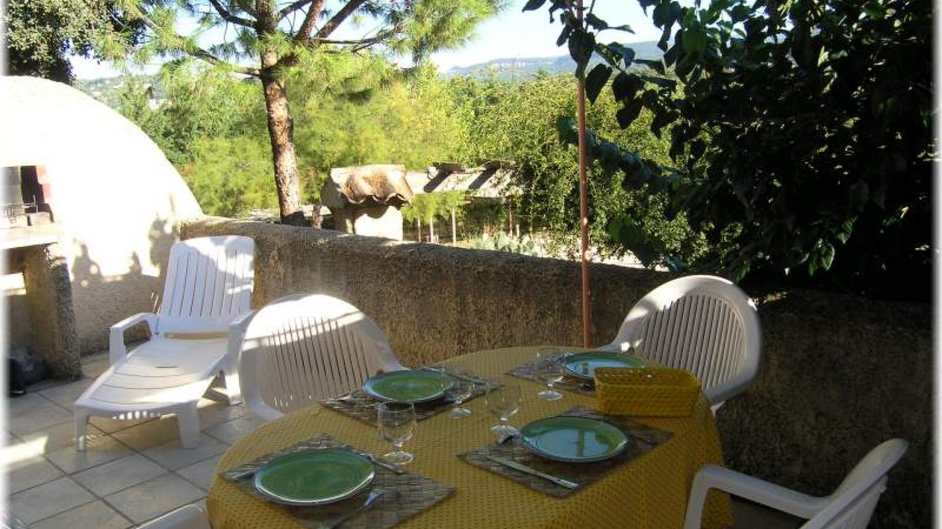 Terrace gîte