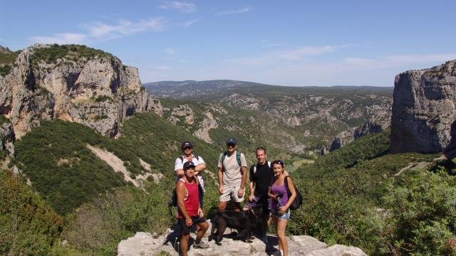 Hiking in the mountains Valleys
