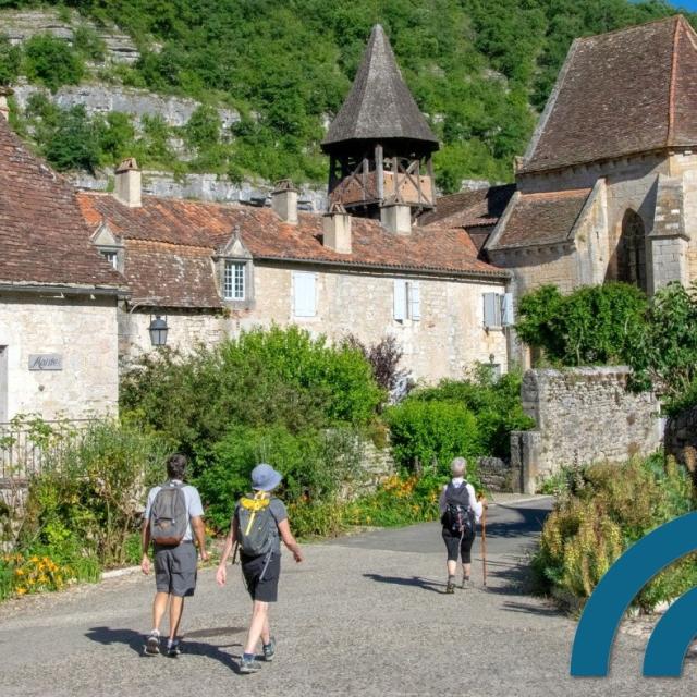 Hikers in Espagnac-Ste-Eulalie