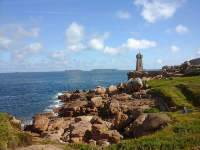 Bretagne Cote De Granit Rose Perros Guirec Ploumanach Phare