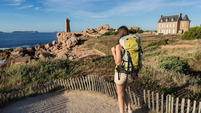 Bretagne Randonnee Pedestre Gr34 Cote De Granit Rose Perros Guirec Ploumanach Randonnee