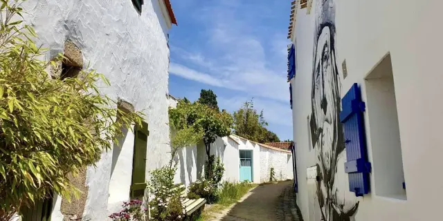 Vendee Village Pecheurs Noirmoutiers Ruelle