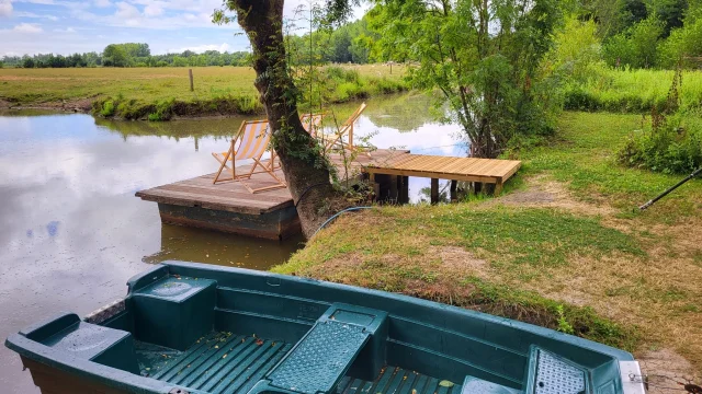 Vendee Marais Riviere Barque