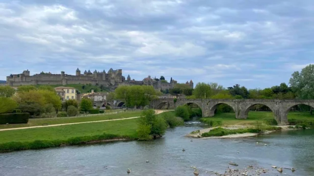 Aude Carcassonne Vista de la ciudad