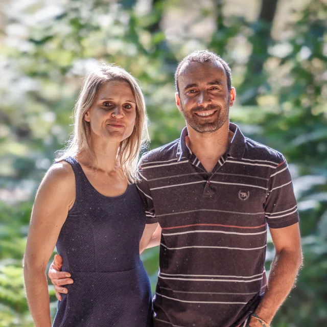 Julien JOLICOEUR en Pauline THABUTEAU, uw gastheren in het Moulinet gîte dorp