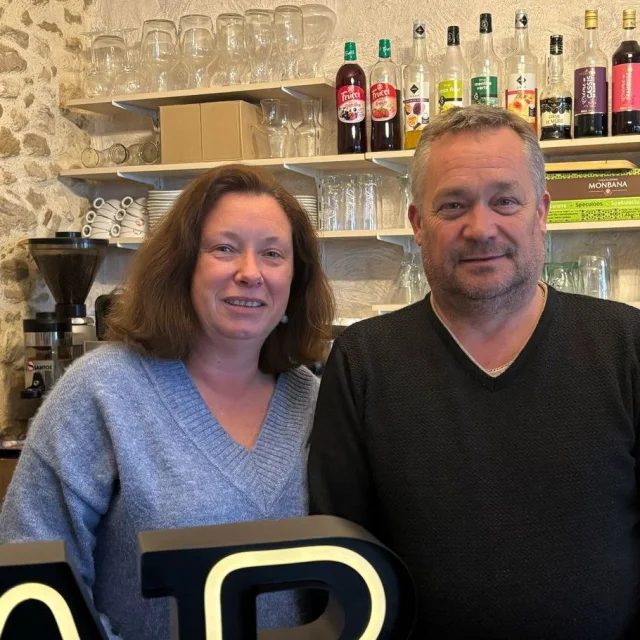 Portret van Stephanie en Antoine Auzou
