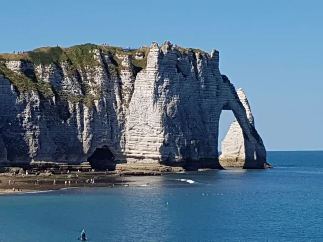 Normandië Seine Maritiem Toerisme Etretat Falaises Vue1