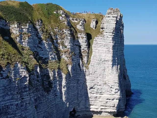 Normandië Seine Maritiem Toerisme Etretat Falaises Vue2