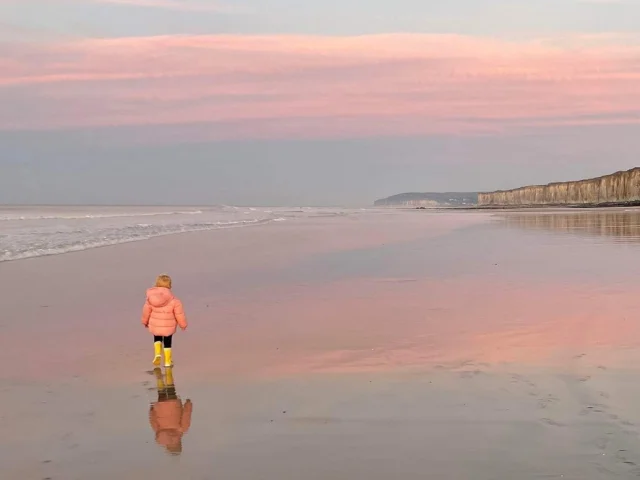 Normandië Seine Maritiem Toerisme Strand Kinderen