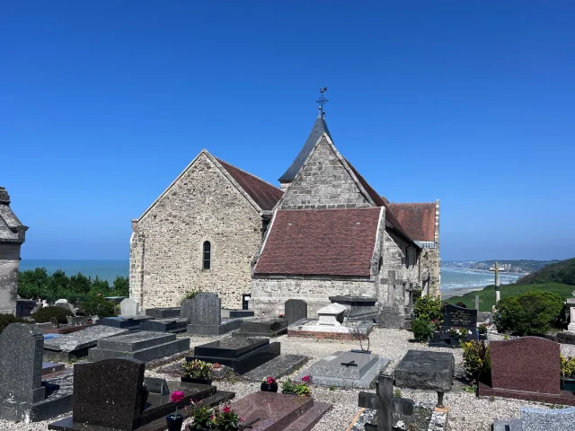Normandië Seine Maritiem Toerisme Pittoresk Dorp Erfgoed Kerk