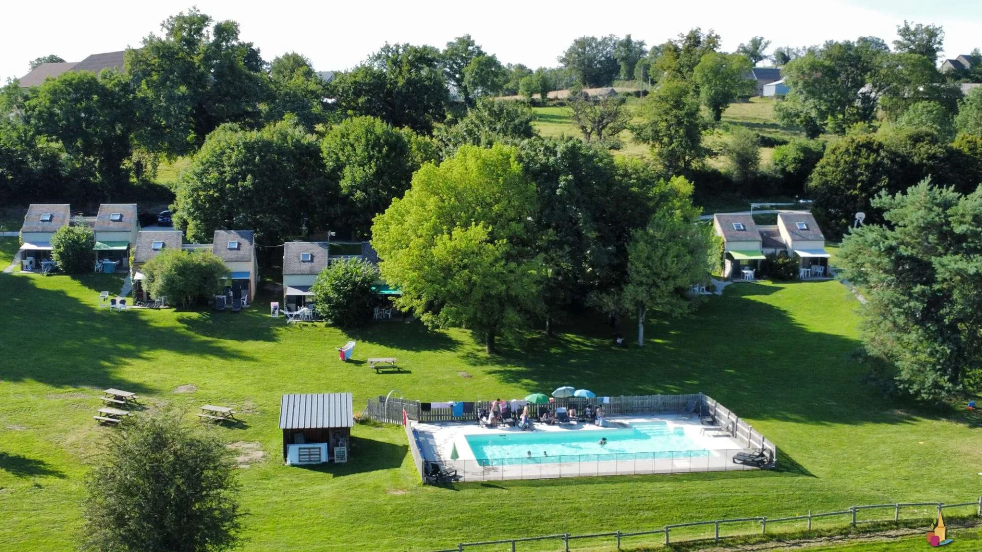 Etang Des Portes Creuse Luchtfoto