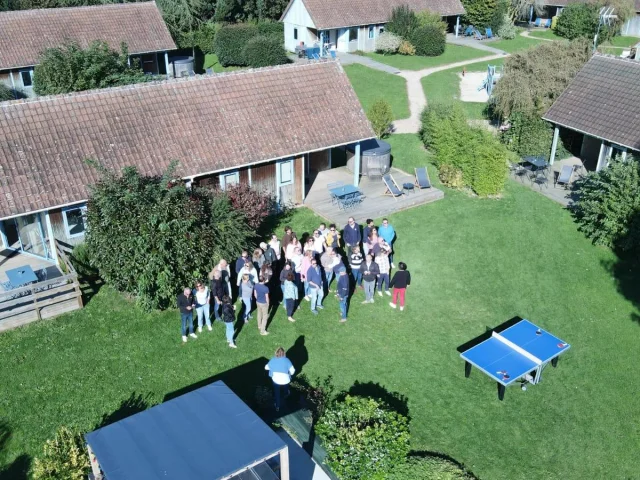 Village De Gites Pre Marin 00 Vue Aerienne Gite De Groupe Seminaire Normandie