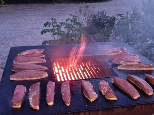 Villagedegites Lafermecouderc Formaat 9 16e 05 Barbecue Groepsmaaltijd Soiree