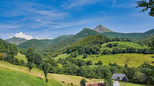 Gite Rental Mountain Holidays Cantal Les Puys Landscape Nature
