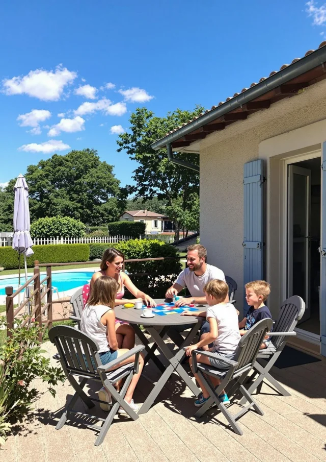 Location Vacances Piscine Familial Village Paques
