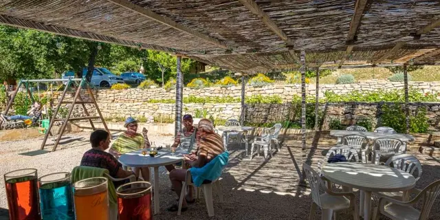 Village De Gites Groupe Terrasse Bar Oliveraie Gard