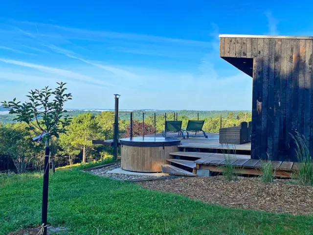 Location Hebergement Insolite Dordogne Lodge Spa Kub 01