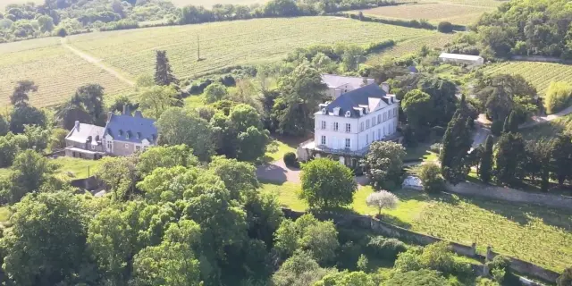 Pays De Loire Anjou Chateau Domaine Vue Aerienne
